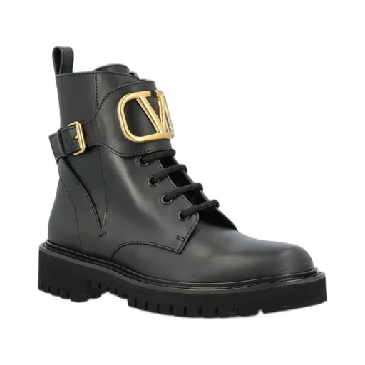 Lace-Up Combat Boots