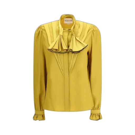 Ruffled Neck Blouse