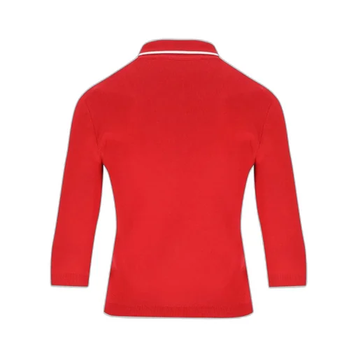 Zip-Up Cardigan With Cherry Detail