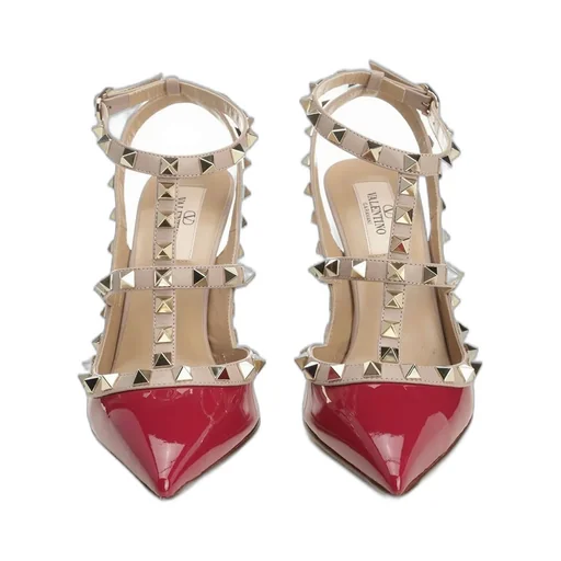 Rockstud T-Strap Pumps