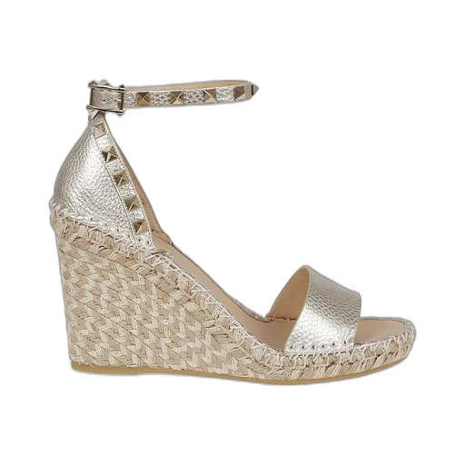 Studded Wedge Espadrilles
