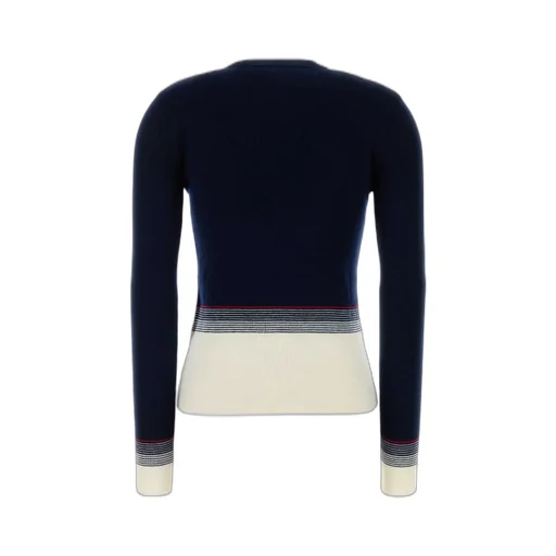Cardigan With Contrast Trim
