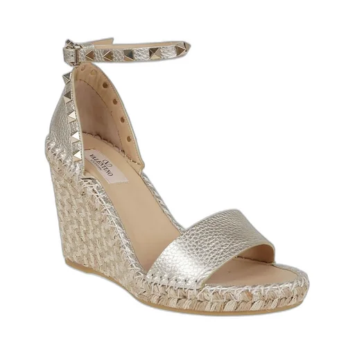 Studded Wedge Espadrilles
