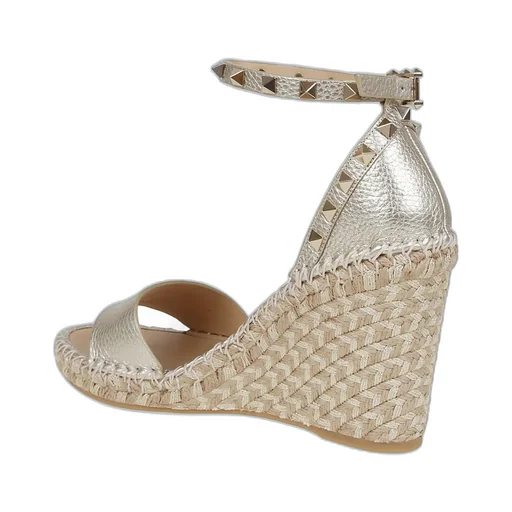Studded Wedge Espadrilles