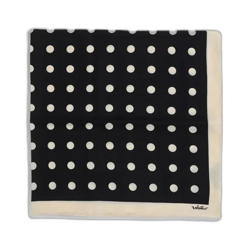 Polka Dot Silk Scarf