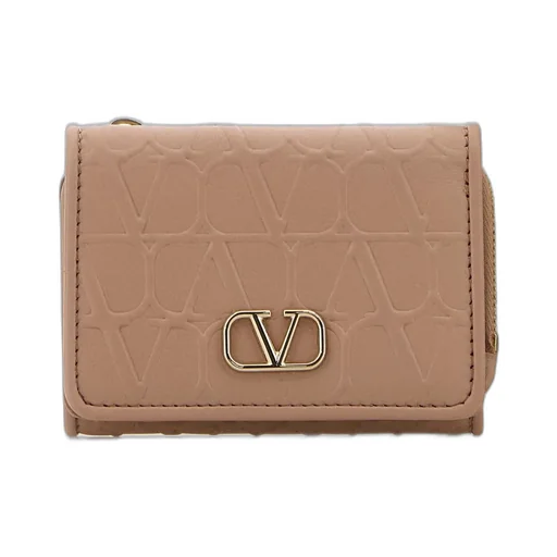 Vltn All-Over Print Tri-Fold Wallet