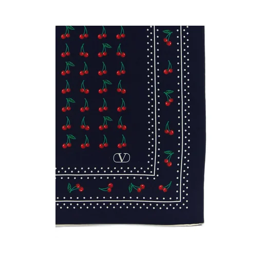 Scarf With Cherry Print