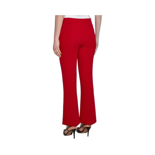 High-Waisted Flared Trousers