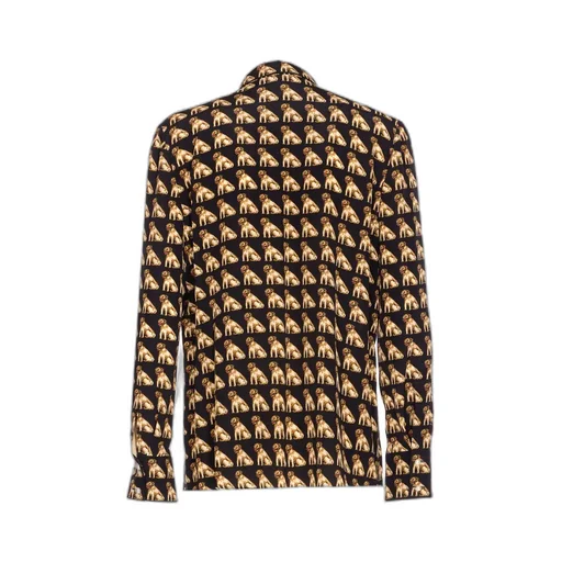 Printed Button-Up Shirt
