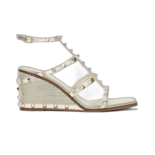 Studded Wedge Sandals