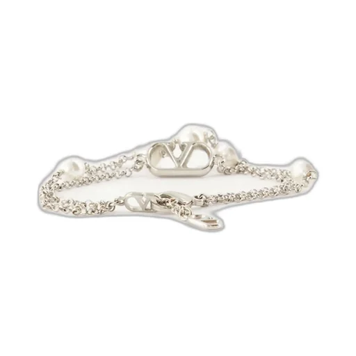 Bracelet With Pearls And Vlogo