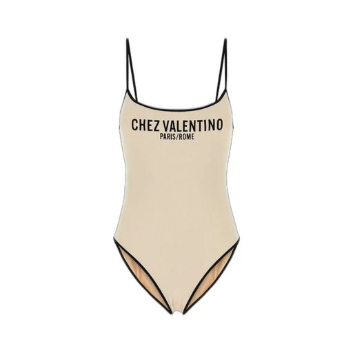 One-Piece Swimsuit With Logo