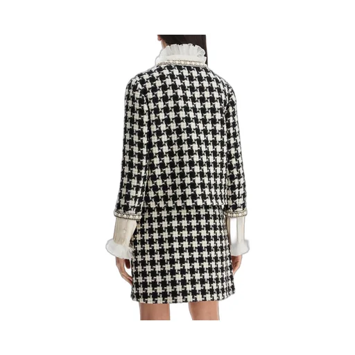 Houndstooth Tweed Jacket