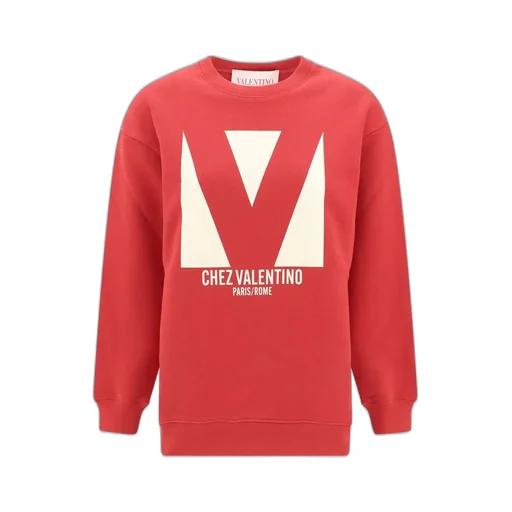 Sweatshirt With V-Logo