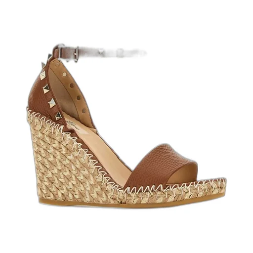 Studded Wedge Espadrilles