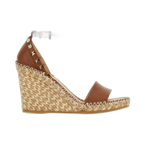 Studded Wedge Espadrilles