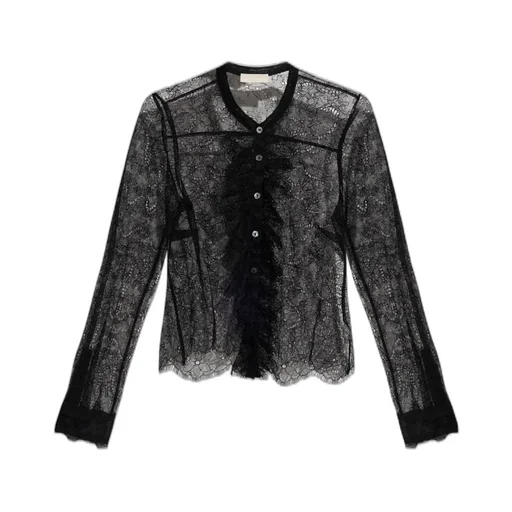 Lace Trimmed Blouse