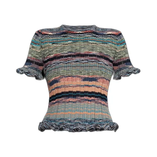Striped Knit Top