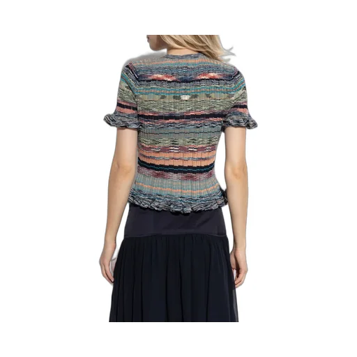Striped Knit Top