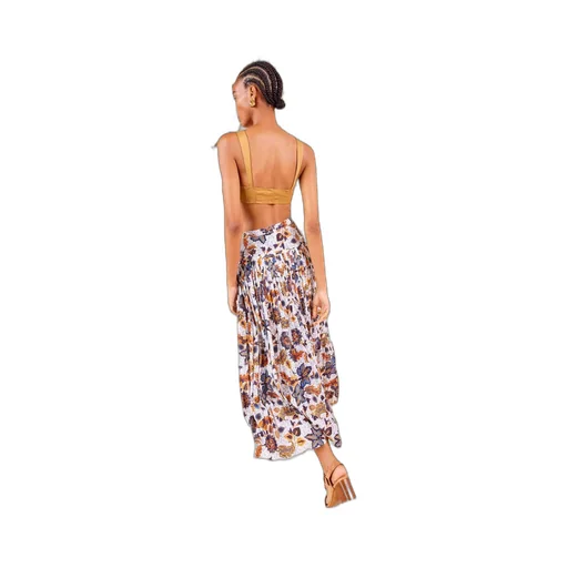 Printed Midi Skirt