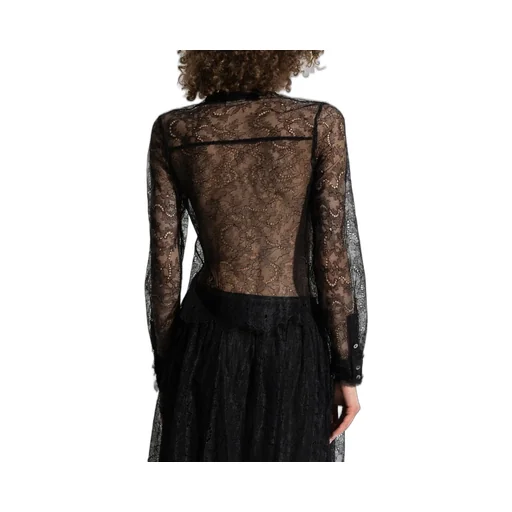 Lace Trimmed Blouse