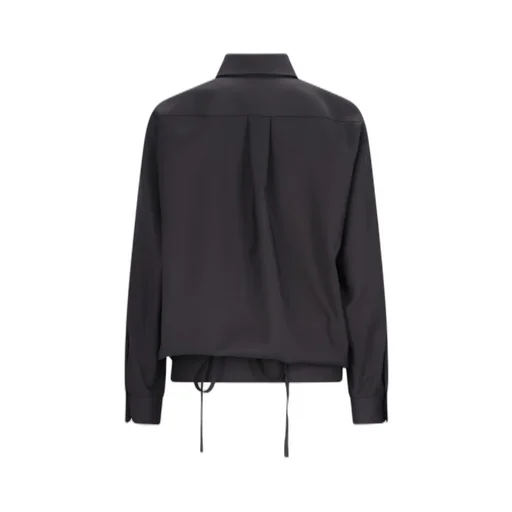 Asymmetric Poplin Shirt