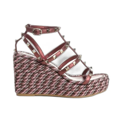 Studded Wedge Sandals