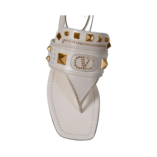 Studded Thong Sandals