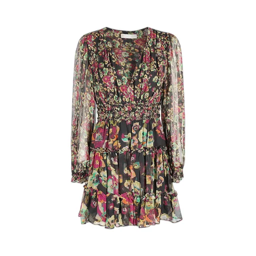 Floral Print Mini Dress