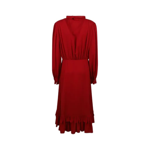 Ruffled Midi Dress