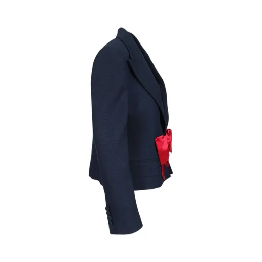 Blazer With Bow Detail