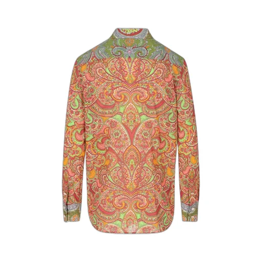 Paisley Print Silk Shirt