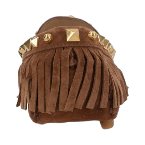 Mocassins With Fringes And Studs