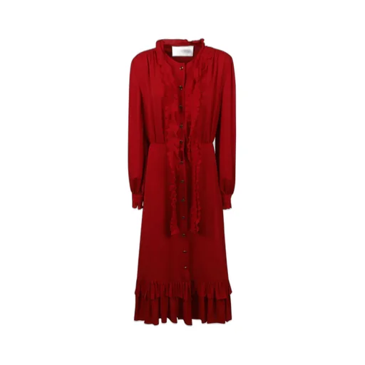Ruffled Midi Dress
