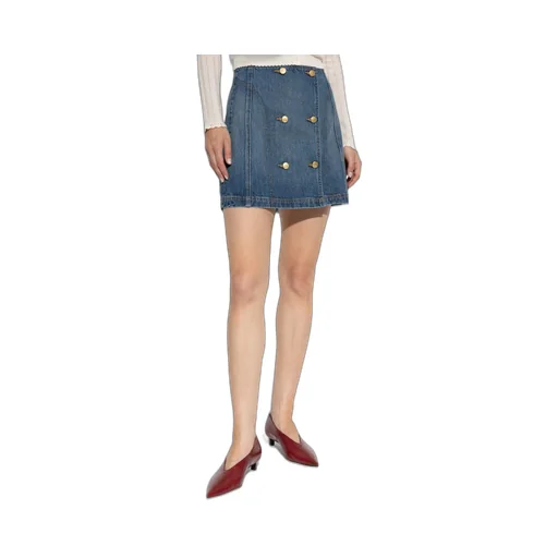 Denim Mini Skirt