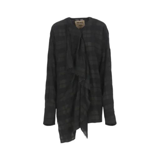 Asymmetric Draped Blouse