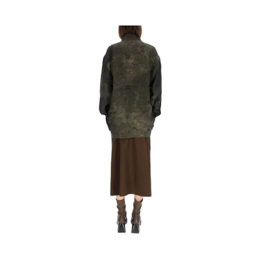 Oversized Tie-Front Shirt