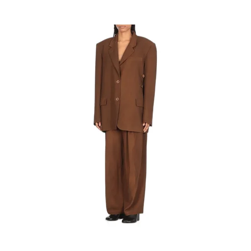 Asymmetric Double-Breasted Blazer