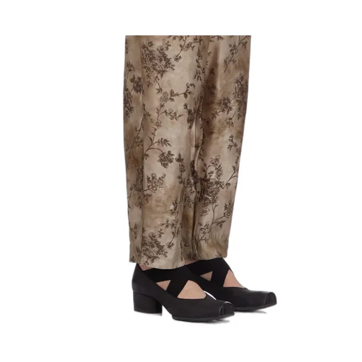 Floral Print Trousers