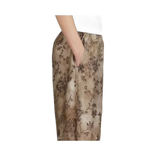 Floral Print Trousers