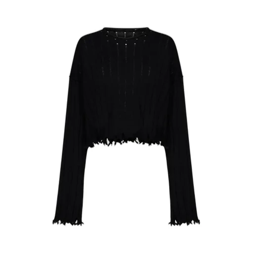 Distressed Knit Sweater