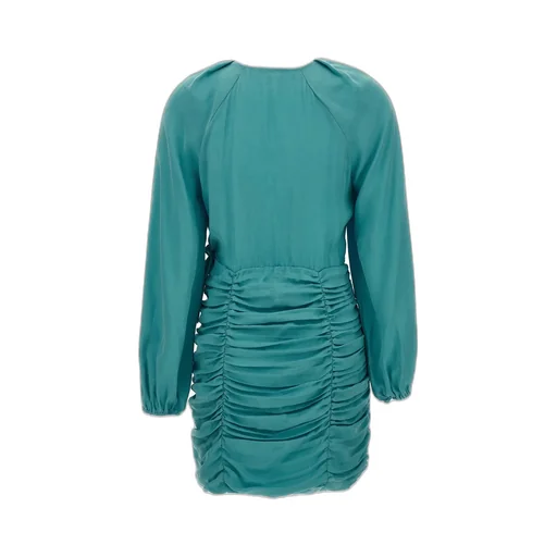 Ruched Wrap Dress