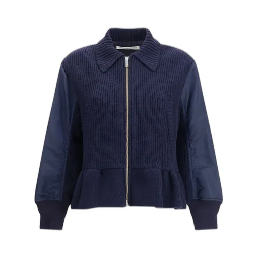 Peplum Bomber Jacket