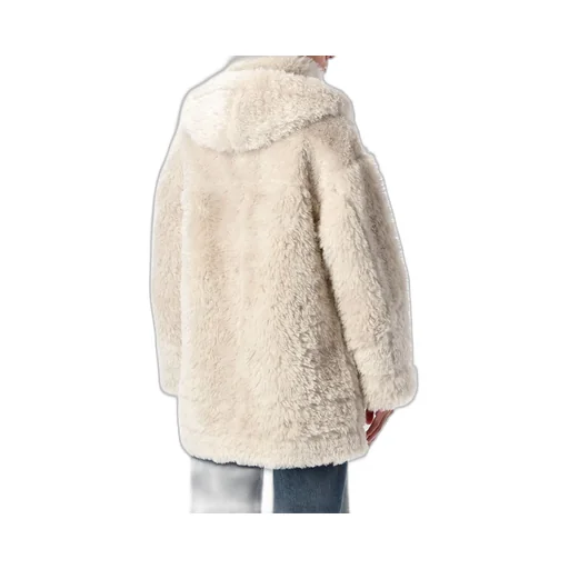 Shearling Trimmed Coat
