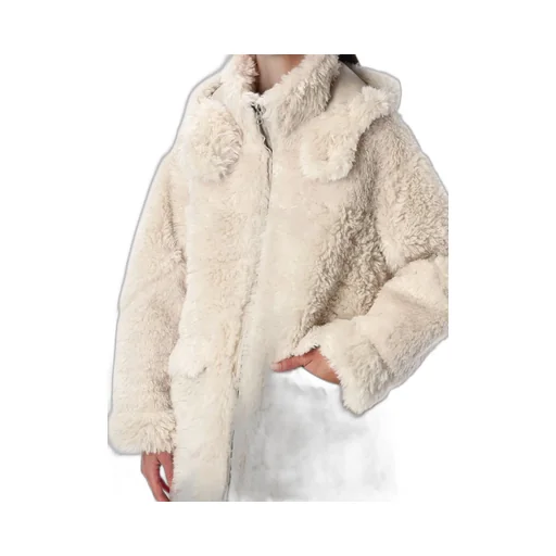 Shearling Trimmed Coat