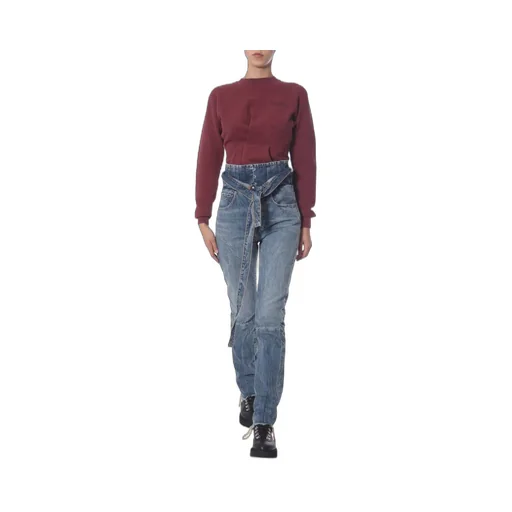 Crewneck Sweatshirt With Kangaroo Pocket