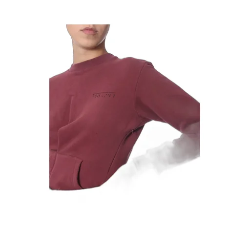 Crewneck Sweatshirt With Kangaroo Pocket