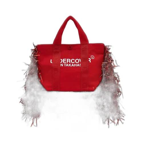 Tote Bag With Tinsel Fringe