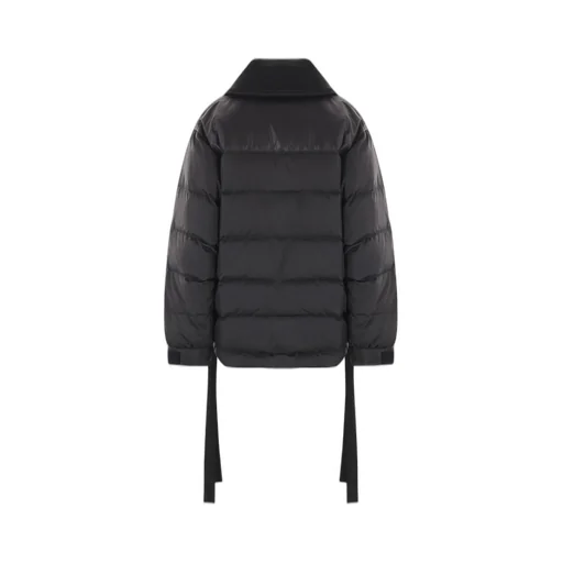 Puffer Jacket With Shawl Collar