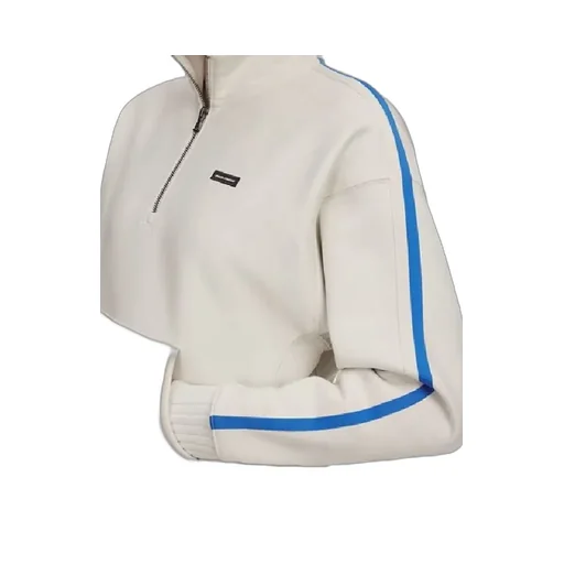 Half-Zip Sweatshirt With Side Stripe